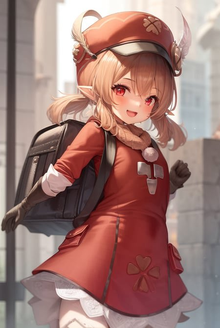 04373-3160329812-1girl, explosion, hat, solo, gloves, backpack, bag, ahoge, smile, twintails, boots, red eyes, pointy ears, red headwear, open mo.png